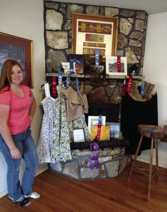 Jacey Sealy placed well- many times over in the categories clothing, foods, hobbies, needlework, and photography at the San Angelo Rodeo Creative Arts Show. Courtesy Photo.