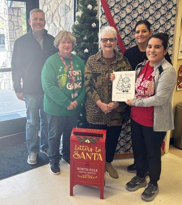 Frontera Healthcare Network of Menard is sponsoring a coloring contest for Menard Elementary students in grades 1-3 in order to promote wellness during the holidays. Each grade winner will be awarded a prize. Coloring sheets were dropped off at the school this week, and students will return them to Santa’s mailbox in the nurse’s office. Judging will take place on Monday, December 16.