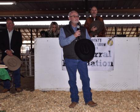Pastor David Medley began Saturday’s festivities with a prayer.