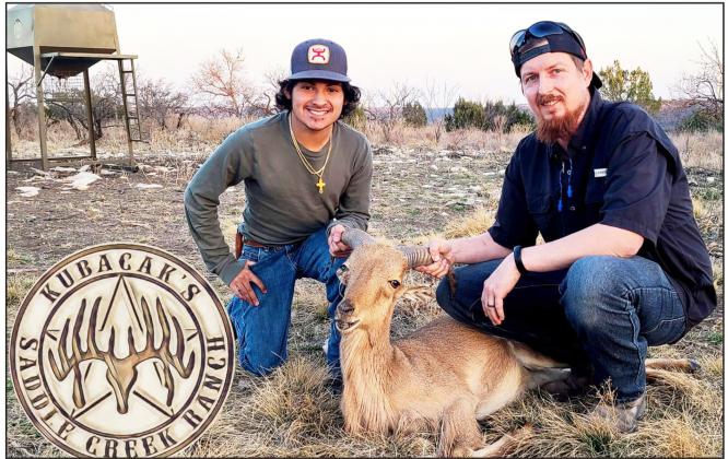 Menard teen snags trophy goat thanks to Challenged Children’s Hunt