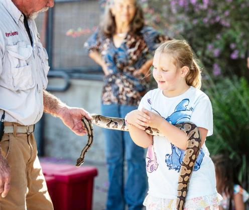 Conner's creepy-crawlies delight spectators of all ages