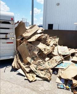 4-H collects paper feedsacks for recycling