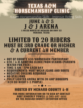 Camp flyer.