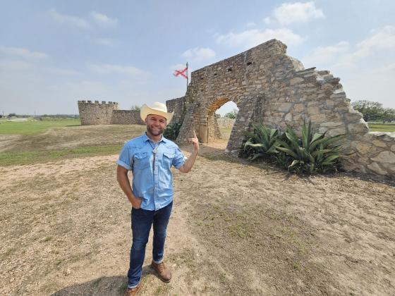Chet Garner at Presidio de San Saba. Daytripper photo.