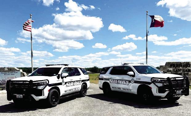 Menard County Sheriff’s Office is finally able to use the new patrol vehicles made possible by Texas Rural Law Enforcement Grants known as SB22. The funds were granted in 2023, and the Tahoe SUVs were purchased. The hold up was the wait for the up-fitting company who properly equipped them into law enforcement vehicles that are now on patrol in Menard County. MCSO photo.