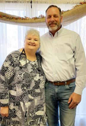 Renee Zimmerman, FNP, will retire from Frontera Healthcare Network’s Menard Clinic later this month. She is pictured above with Cam Kleibrink, Executive Director of Frontera Healthcare Network. Courtesy photo.