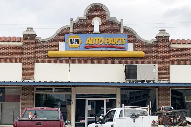 The former NAPA Auto Parts store at 100 E. San Saba Ave. was cleared of inventory at auction on Saturday. Proceeds from the auction are estimated to recoup most of the MIDC's 2017 inventory loan to Double S Towing &amp; Mechanic Services. TMN photo.
