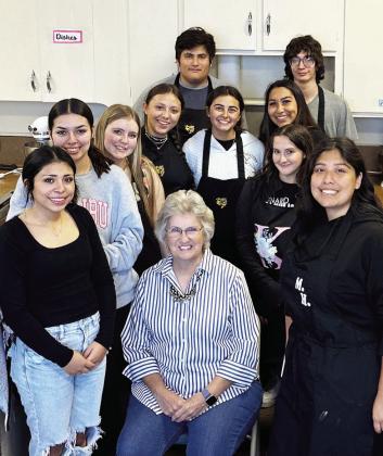 MHS dept. enjoys donated aprons