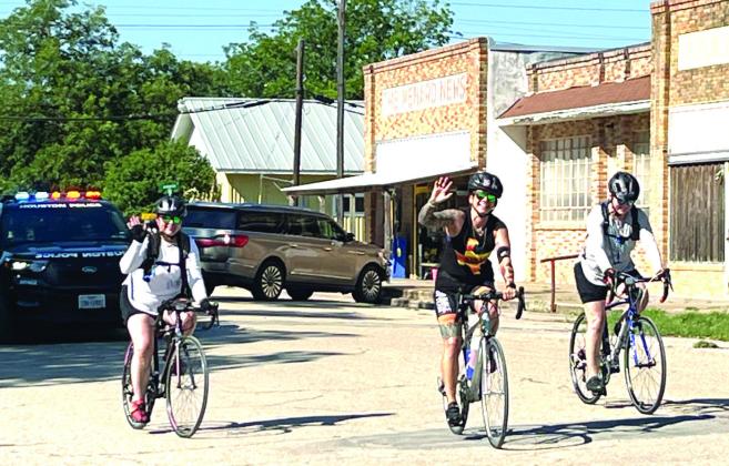 Houston PD cycles through Menard on way to Salt Lake City