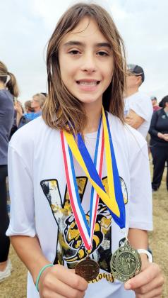 Freshman Lady Jacket is running to state