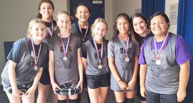 7th grade girls earn 2nd place at TABC camp tournament