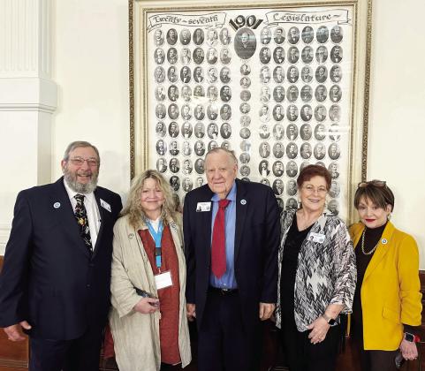 ABOVE- TSHLs, left to right: Dick Winters, Cindy Jones, Wayne Merrill, Sherry Hubbard, Sharon Kulig. Courtesy photo.