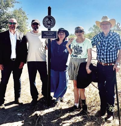 Waddell Cemetery named Historic Texas Cemetery