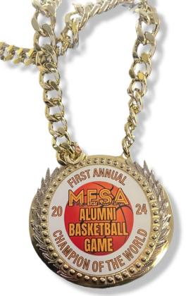This 'bling' will be presented to the winning team of ex-students.