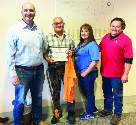 Garza recognized for contributions around the park
