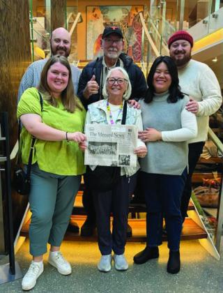 LEFT- The Treadwell family made memories on a Viking River Cruise from Amsterdam, Netherlands to Basel, Switzerland with The Menard News in tow.