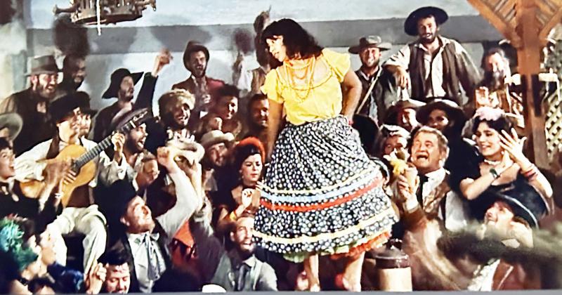 COMING TO MENARD! Flamencos de San Antonio matriarch Teresa Champion, performs a passionate Flamenco dance in John Wayne’s epic movie, “The Alamo.” Courtesy photo.