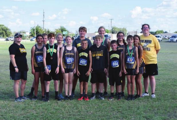 Menard Junior High Cross Country makes great strides at fi rst meet!