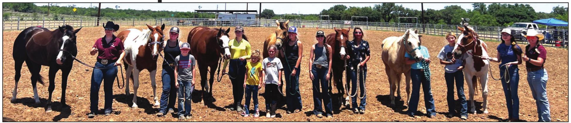 Menard 4-H Horse Club hosted Texas A & M Horsemanship Clinic June 3 & 4th at J & J Arena