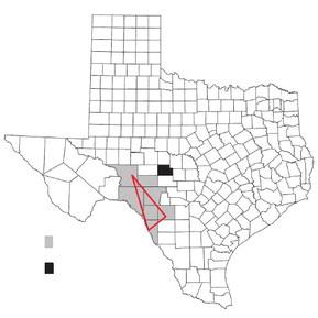 Zone where anthrax is most prevalent Menard County