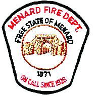 Menard Volunteer Fire Department Chief Tyler Wagner 