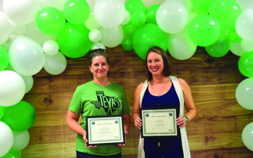 Adult Leaders of the Year - Cristy Burch and Ashley Sloan