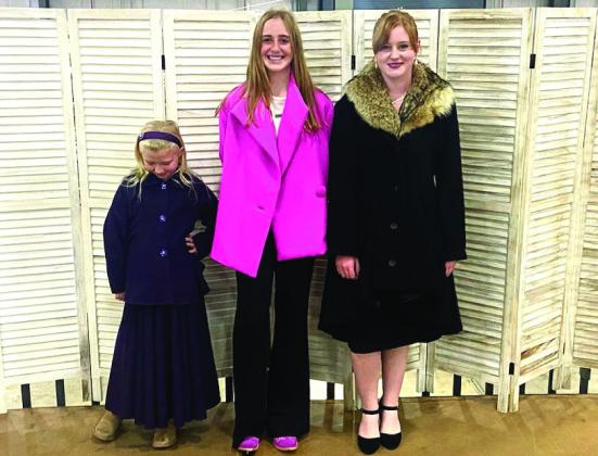 Three Menard County 4-H’ers placed at Texas Make it with Wool contest in Kerrville Oct. 28