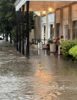 Menard County's recent extreme flooding event, as shown above in Judge Corbin's July 4 photo of Menard Manor, has the possibility to contaminate tour private water well. The Underground Water District's Meredith Allen offers some tips and actions if you believe your well to be affected.