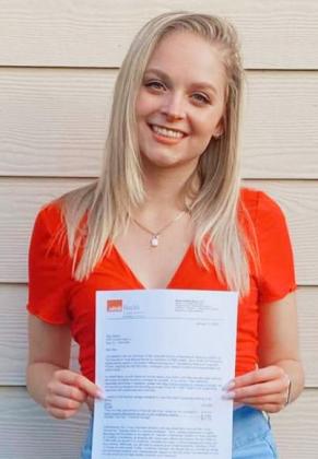 Weniger granddaughter off to med school