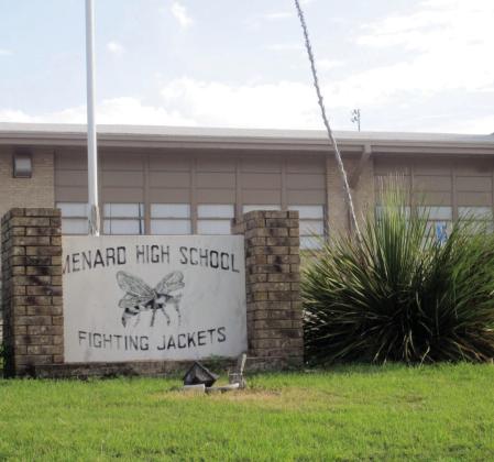 The Menard High School campus, pictured above, was bestowed an A rating by the Texas Education Agency. File photo.