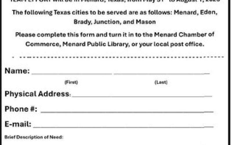 Team Effort slated to help area residents with home repairs between May 31- August 1, 2026