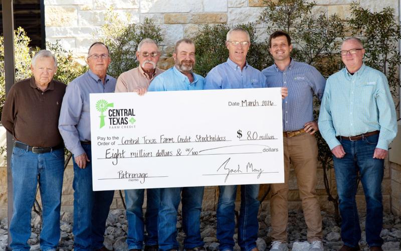 Central Texas Farm Credit directors are proud to refund $8M to its member-borrowers in from 2025 net income. Courtesy photo.