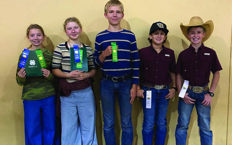 Menard 4-H members competed