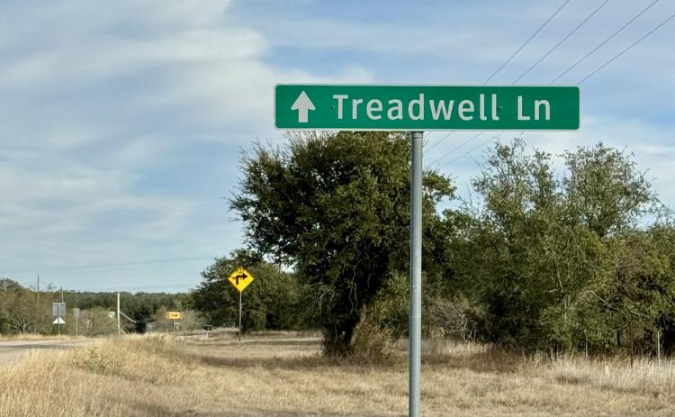 Treadwell Lane is a county roadway located in northwestern Menard County just north of Ft. McKavett. The county was recently awarded a monetary grant to rebuild the road. Heather Treadwell, photo.