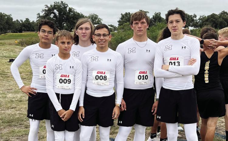 REGIONAL QUALIFIERS- The high school Yellowjackets placed third as team at district, which qualifies them to compete at the regional level on October 24. Pictured left to right: Floyd Teague, Jaegar Leonard, Brooks Spinks, Kevin Johnson, Brandon Spinks, Ayden Wilson. Courtesy photo.