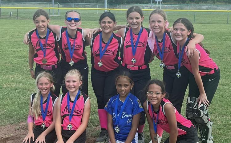 Menard 12U girls are district champs