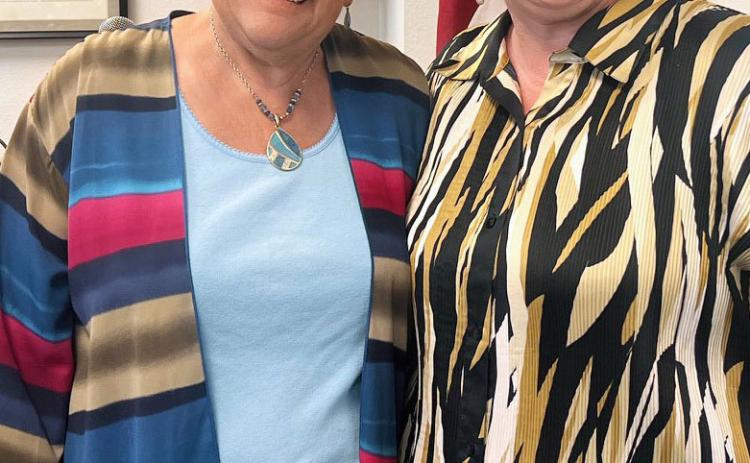 Through Menard County Veterans Initiative, Nancy Munetake, left, and Sherri Schepers are helping local veterans navigate the jungle that is VA medical care and benefits red tape. TMN photo.