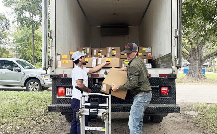 RIGHT- The Hope House on Canal St. can accept beef and legally harvested venison donations. This donor had the processor deliver 2 beefs directly to the Hope House.
