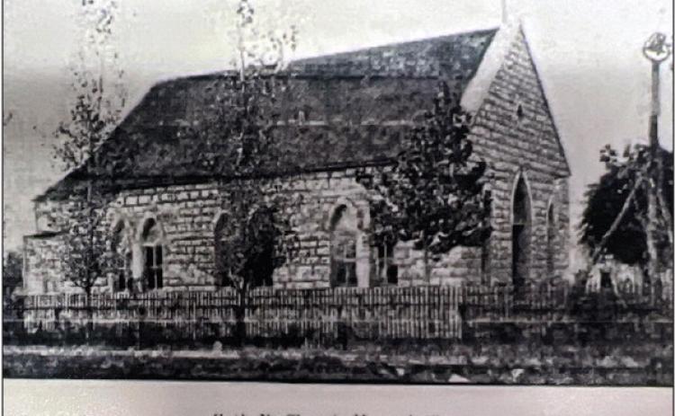 The original Menardville Catholic Church constructed in 1899. Currently under renovation. Courtesy photo.