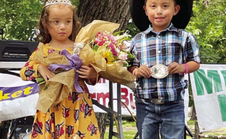 Little Miss & Mr. Silver Nugget: Ainsley Timms and Axton Timms.