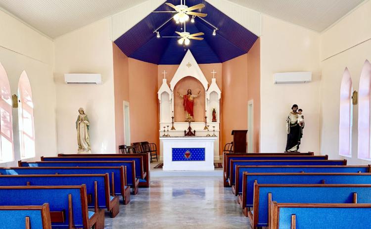 Menard CHS recognized for work restoring historic church