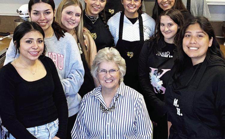 MHS dept. enjoys donated aprons