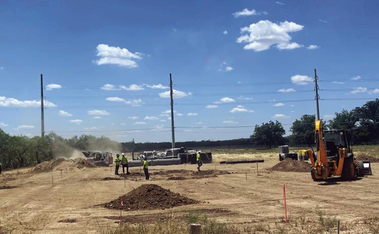 Middle Mile Infastructure, LLC. starts on fi ber storage facility in Menard