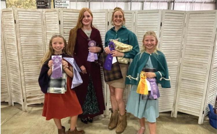 Menard 4-H members make a great showing at Texas Make it with Wool contest