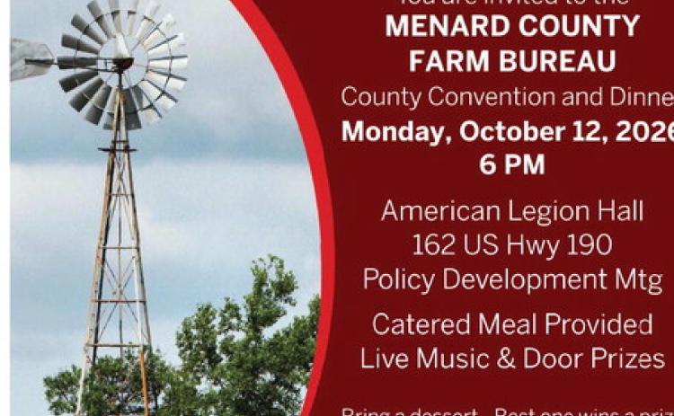 Menard County Farm Bureau to host annual gathering