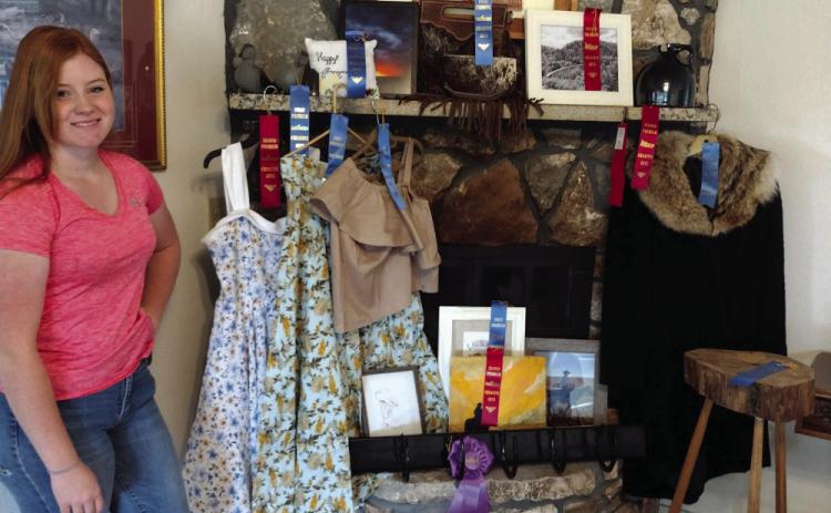 Jacey Sealy placed well- many times over in the categories clothing, foods, hobbies, needlework, and photography at the San Angelo Rodeo Creative Arts Show. Courtesy Photo.