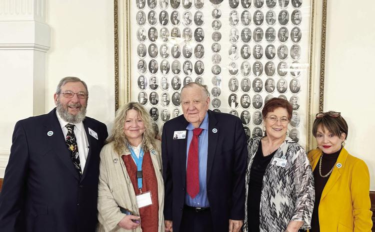 ABOVE- TSHLs, left to right: Dick Winters, Cindy Jones, Wayne Merrill, Sherry Hubbard, Sharon Kulig. Courtesy photo.