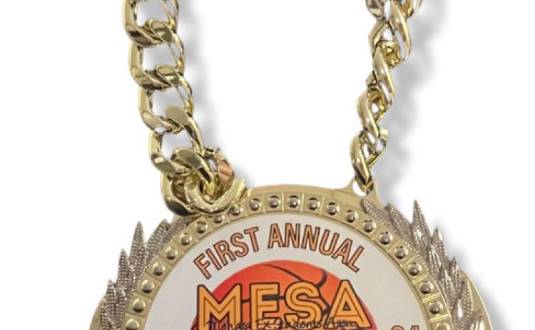 This 'bling' will be presented to the winning team of ex-students.