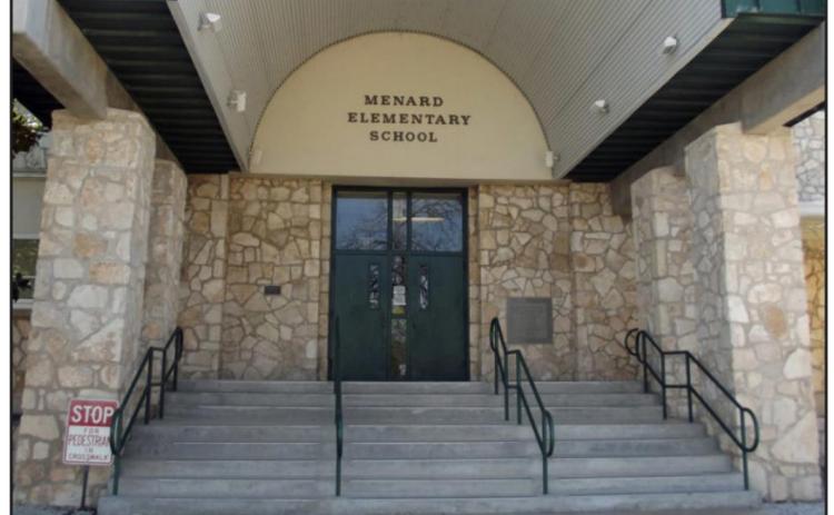 Menard Elementary, pictured above, welcomed a total 202 students in conjunction with Menard Junior High.