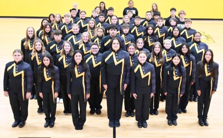 Congratulations and good luck wishes are in order for Menard’s Yellowjacket marching band. The group had top scores at the regional contest, advancing them to the state contest for the 4th time in 5 years. Of those previous trips the band has won 2 gold medals and a bronze, and look to add to that tally on Tuesday, Nov. 11. Details for attending or streaming the contest will be released soon.